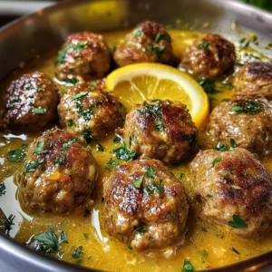 The Softest and Juiciest Greek Meatballs in Lemon Sauce