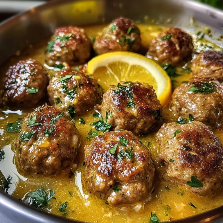 The Softest and Juiciest Greek Meatballs in Lemon Sauce